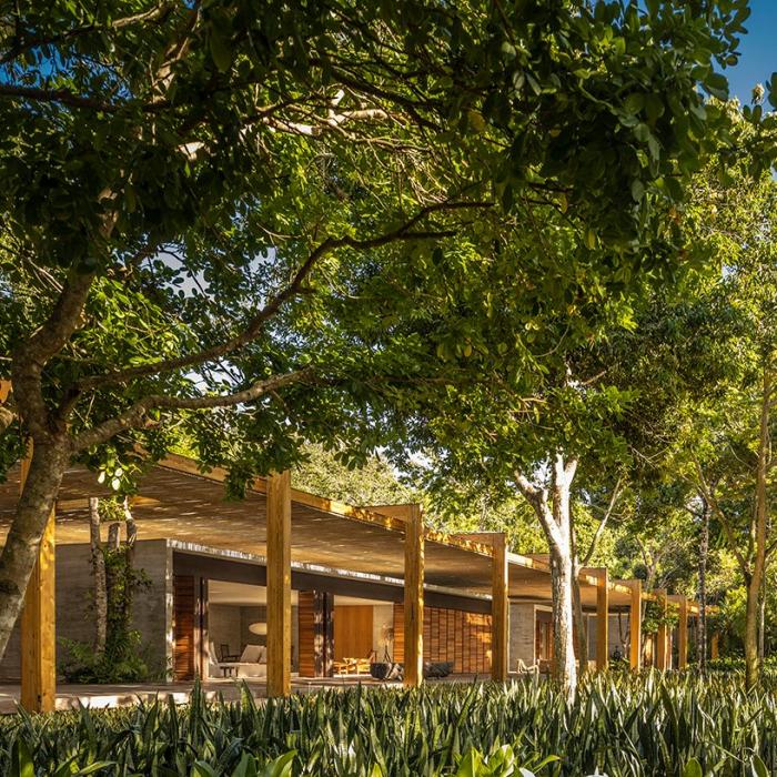 BIM建筑|巴西热带海岸上的“沙屋” / studio MK27