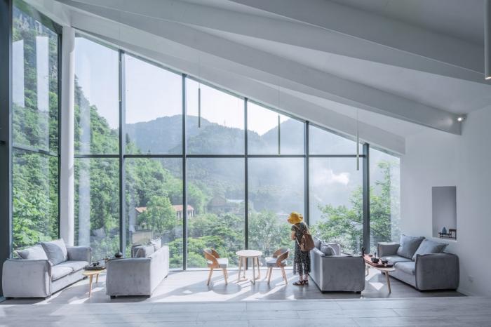 BIM建筑|809兵工厂遗址改造 - 崖顶茶吧 / 三文建筑