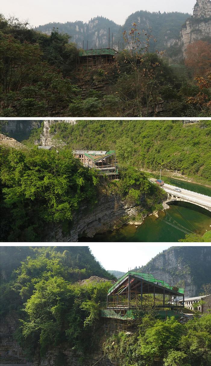 BIM建筑|809兵工厂遗址改造 - 崖顶茶吧 / 三文建筑