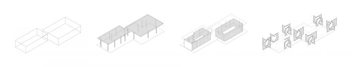 BIM建筑|湘湖定山岛驿站“屏亭” / 植田建筑