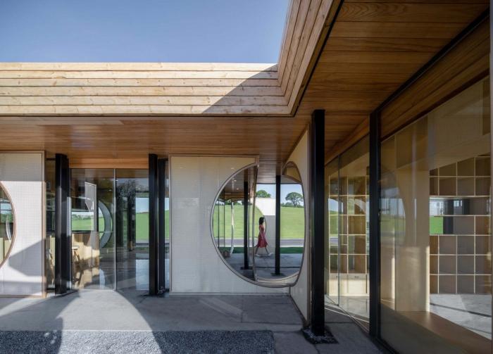 BIM建筑|湘湖定山岛驿站“屏亭” / 植田建筑