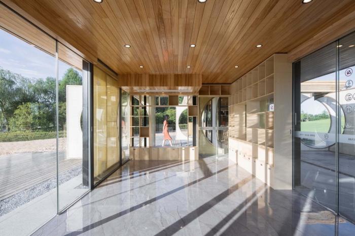 BIM建筑|湘湖定山岛驿站“屏亭” / 植田建筑