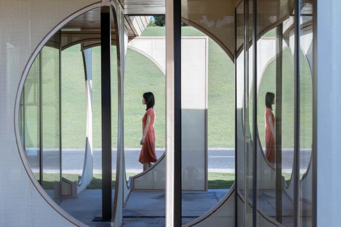 BIM建筑|湘湖定山岛驿站“屏亭” / 植田建筑