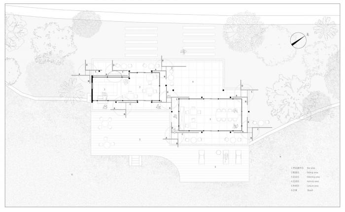 BIM建筑|湘湖定山岛驿站“屏亭” / 植田建筑