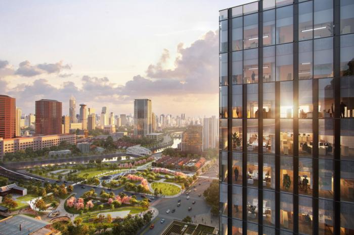 BIM建筑|揭秘华润置地 x 福斯特建筑事务所新作：以世界级设计重塑苏河湾