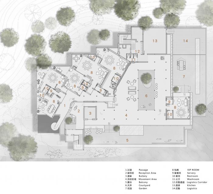 BIM建筑|高地星厨 / 今古凤凰，叶晖