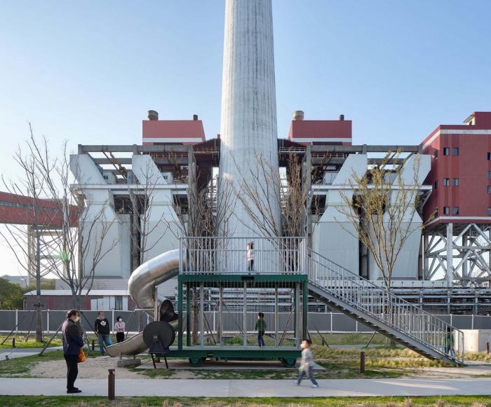 BIM建筑|上海杨树浦电厂遗迹公园 / 同济原作设计工作室