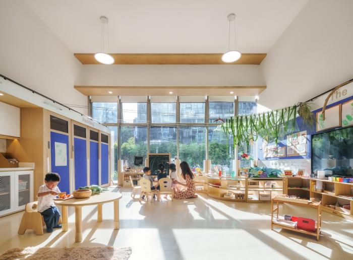 BIM建筑|卓英国际幼儿学院 / VMDPE圆道设计