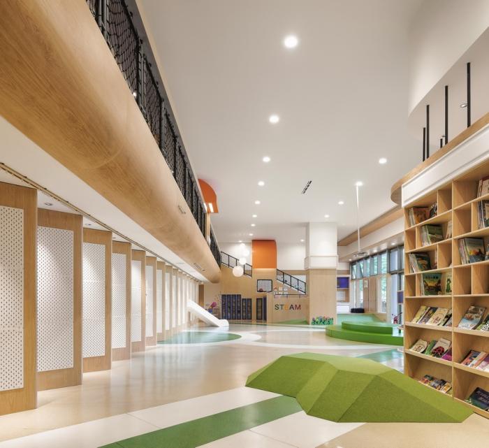 BIM建筑|卓英国际幼儿学院 / VMDPE圆道设计