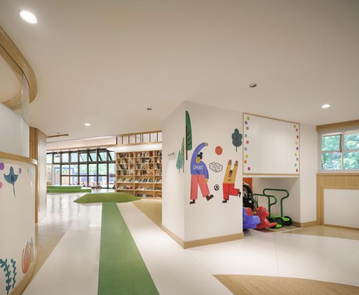 BIM建筑|卓英国际幼儿学院 / VMDPE圆道设计