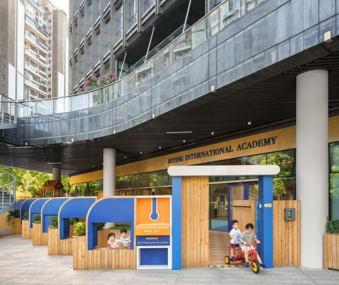 BIM建筑|卓英国际幼儿学院 / VMDPE圆道设计