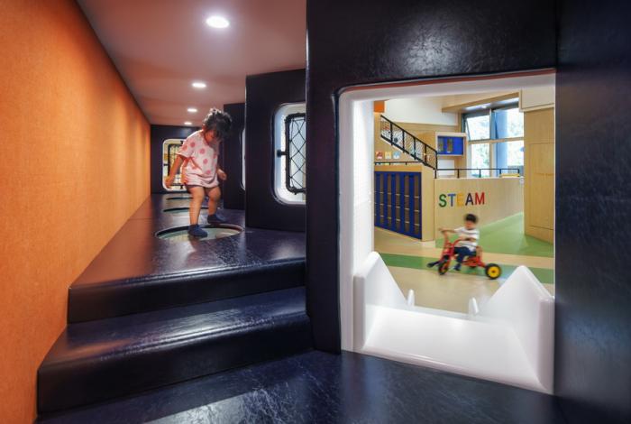 BIM建筑|卓英国际幼儿学院 / VMDPE圆道设计