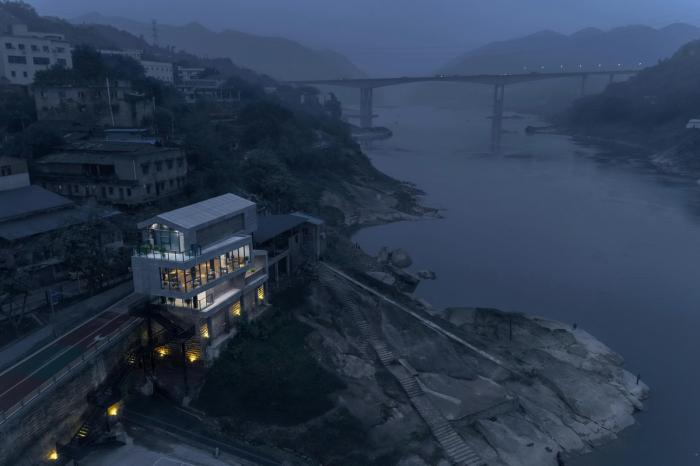 BIM建筑|陵江驿渡 · 三胜车渡服务站 / 悦集建筑设计事务所