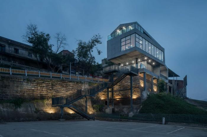 BIM建筑|陵江驿渡 · 三胜车渡服务站 / 悦集建筑设计事务所