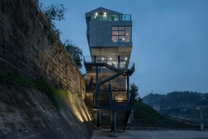 BIM建筑|陵江驿渡 · 三胜车渡服务站 / 悦集建筑设计事务所