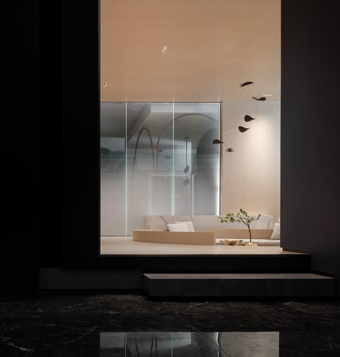 BIM建筑|穿越时光的线索：艺朗达卫浴展厅 / 拓维设计