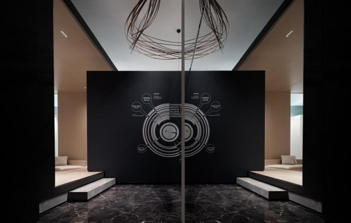 BIM建筑|穿越时光的线索：艺朗达卫浴展厅 / 拓维设计