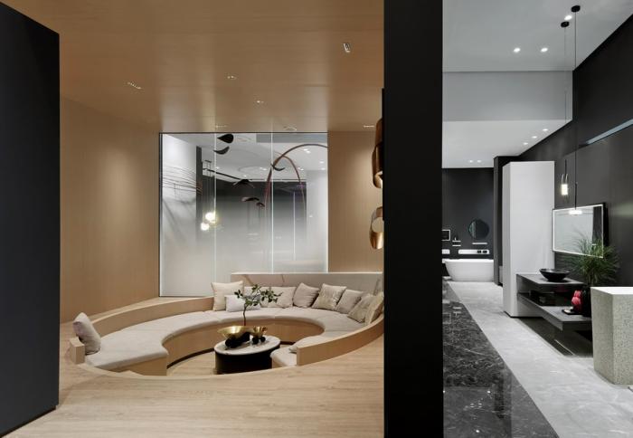 BIM建筑|穿越时光的线索：艺朗达卫浴展厅 / 拓维设计