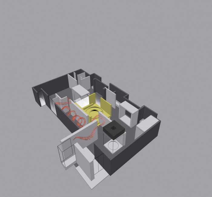 BIM建筑|穿越时光的线索：艺朗达卫浴展厅 / 拓维设计