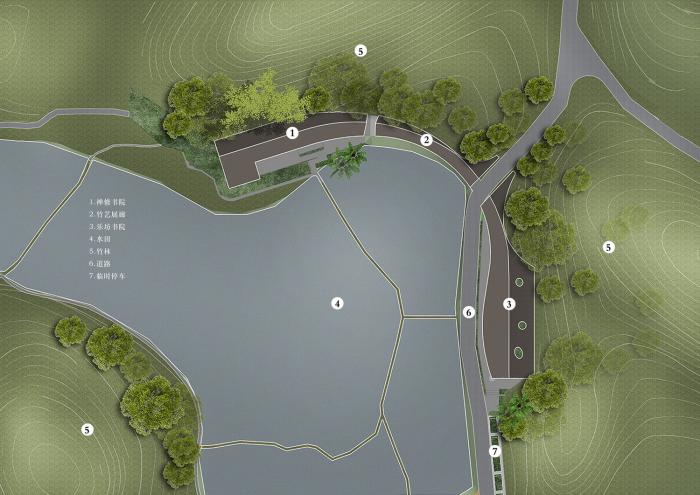 BIM建筑|竹枝书院 / 小隐建筑