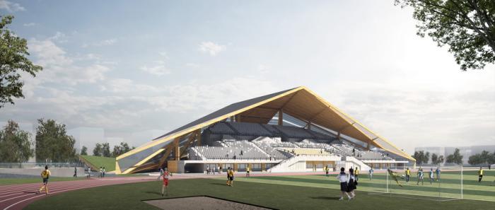 BIM建筑|山东大学趵突泉校区体育场改造设计方案 / 天津大学建筑设计研究院设计三院