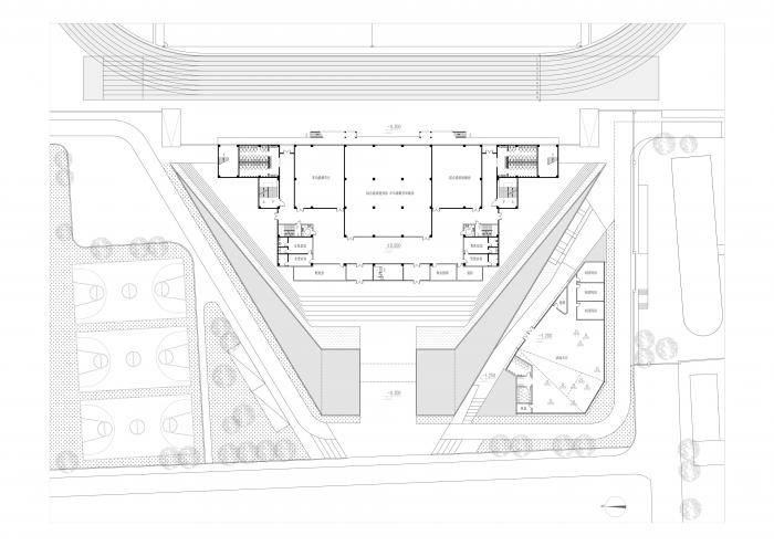 BIM建筑|山东大学趵突泉校区体育场改造设计方案 / 天津大学建筑设计研究院设计三院