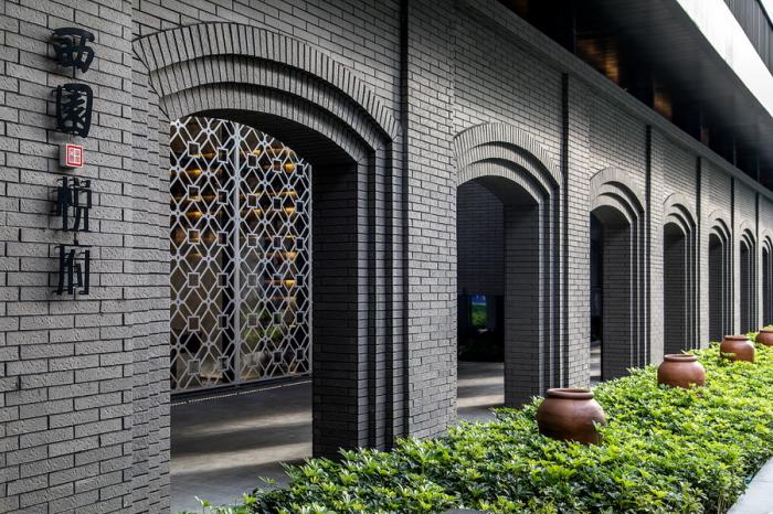 BIM建筑|华润西园悦府生活馆 / 立方设计