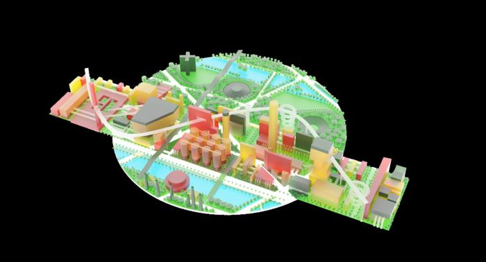 BIM建筑|“工业遗产转型复兴”——邯钢片区城市设计国际大师邀请赛一等奖作品方案