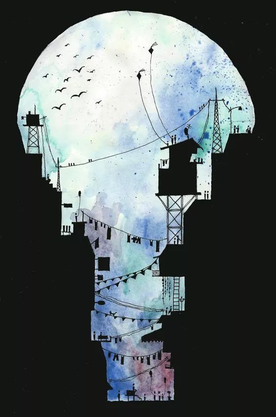 BIM建筑|40例正负形海报设计