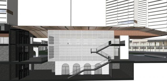 BIM建筑|华润西园悦府生活馆 / 立方设计