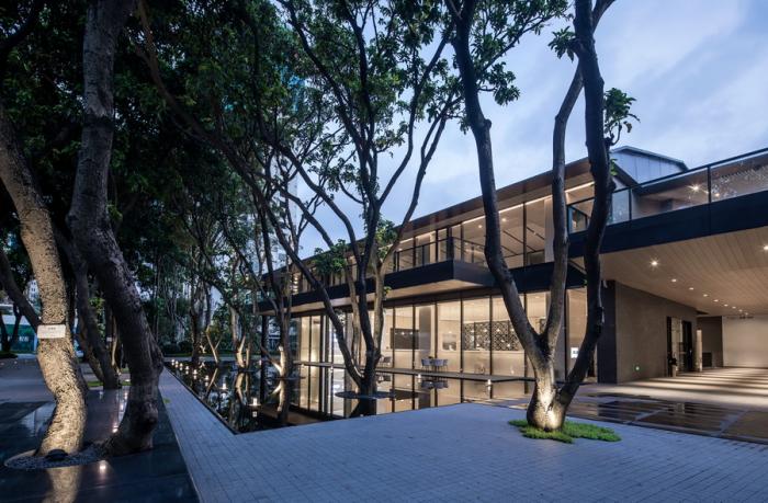 BIM建筑|华润西园悦府生活馆 / 立方设计