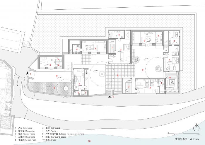 BIM建筑|太岳院子——造币局民宿 / 三文建筑