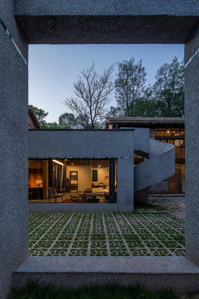 BIM建筑|太岳院子——造币局民宿 / 三文建筑