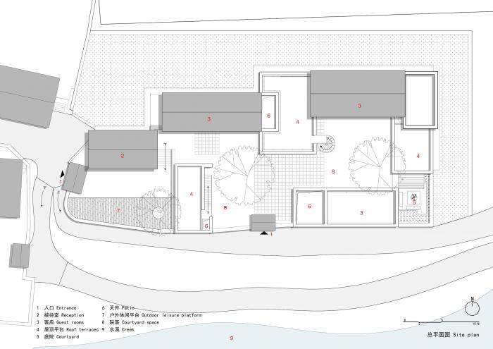 BIM建筑|太岳院子——造币局民宿 / 三文建筑