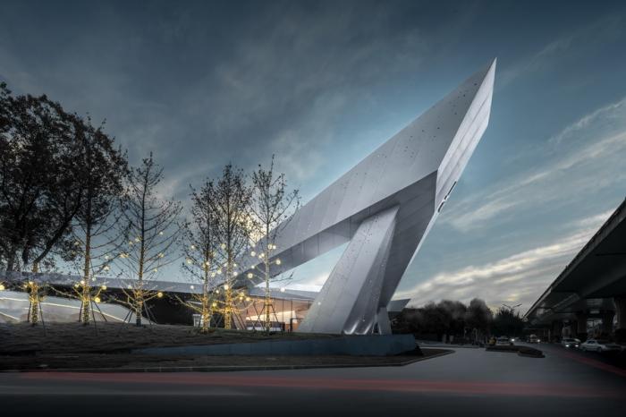 BIM建筑|武汉万科城市之光展示中心 / 上海天华建筑设计