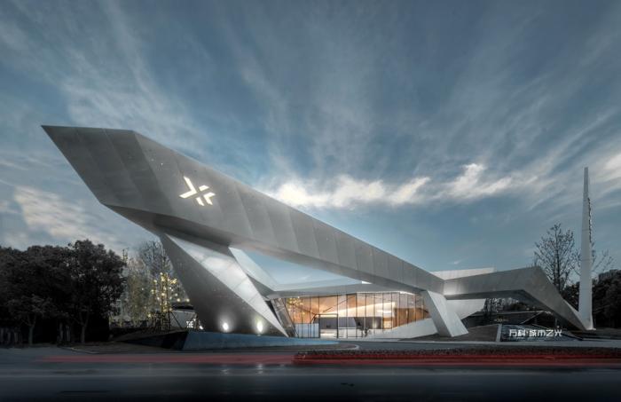 BIM建筑|武汉万科城市之光展示中心 / 上海天华建筑设计