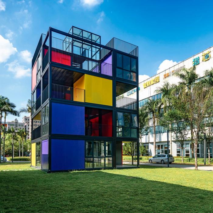 BIM建筑|积木公寓 / 何川建筑工作室，深圳大学