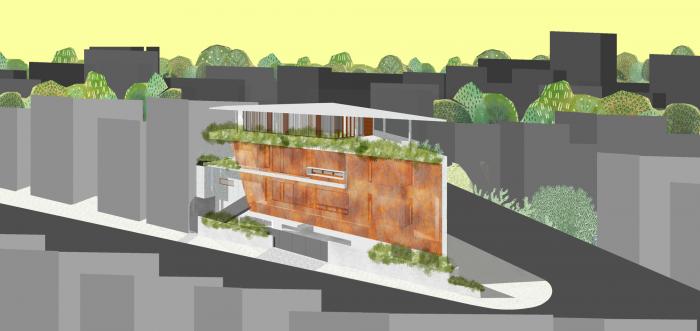 BIM建筑|班加罗尔三角住宅 / Cadence Architects