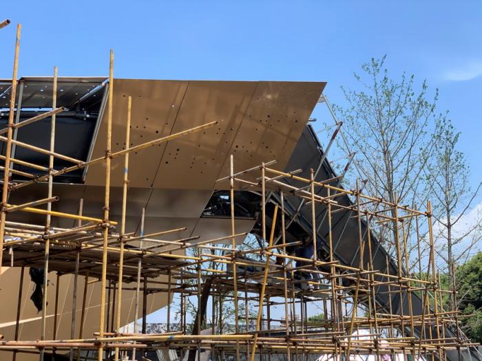 BIM建筑|武汉万科城市之光展示中心 / 上海天华建筑设计