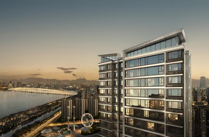 BIM建筑|温州世茂•璀璨瓯江 / 上海齐越建筑设计