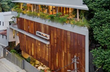 BIM建筑|班加罗尔三角住宅 / Cadence Architects-BIM建筑网