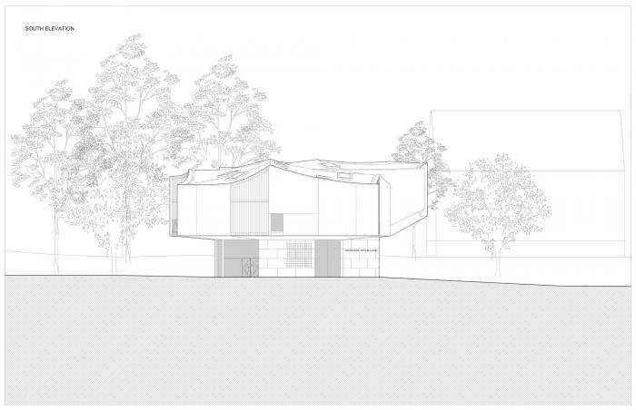 BIM建筑|轻盈飞动，绕古树而生，温特视觉艺术楼 / 斯蒂文·霍尔建筑事务所