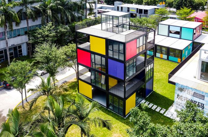 BIM建筑|积木公寓 / 何川建筑工作室，深圳大学