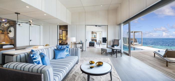 BIM建筑|凝望碧蓝大海的岛屿村落：马尔代夫沃木里瑞吉度假酒店