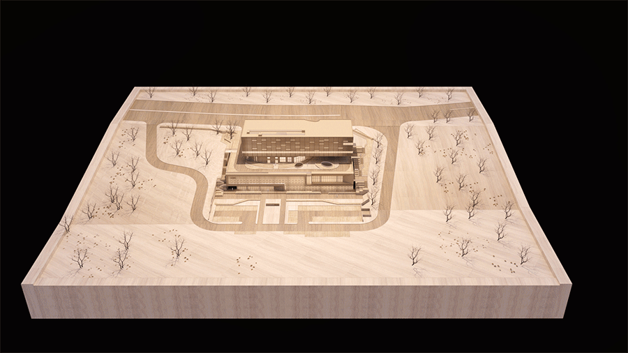 BIM建筑|版权云工作基地——国内首发国家数字音像传播服务平台 / 上海华都建筑规划设计