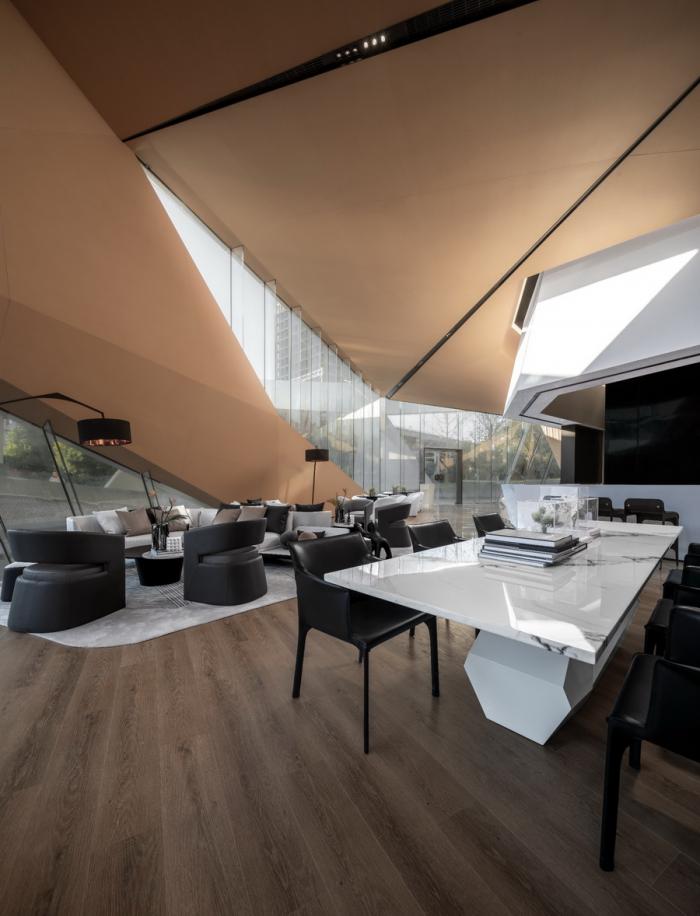 BIM建筑|武汉万科城市之光展示中心 / 上海天华建筑设计