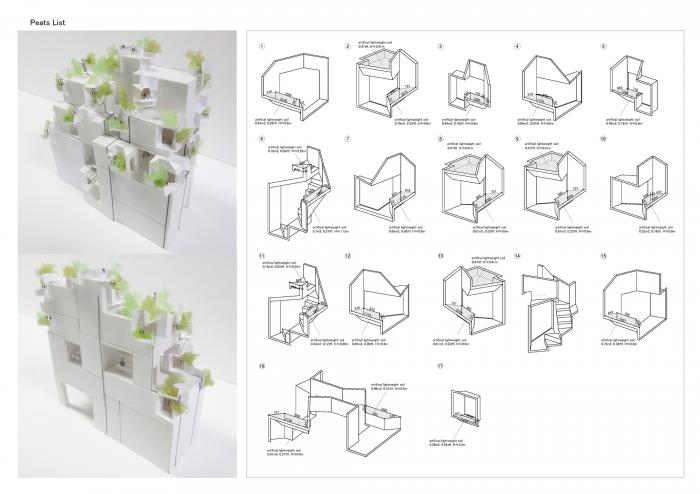 BIM建筑|像树一样生长延伸：日本丰岛画廊住宅 / 平田晃久建筑事务所