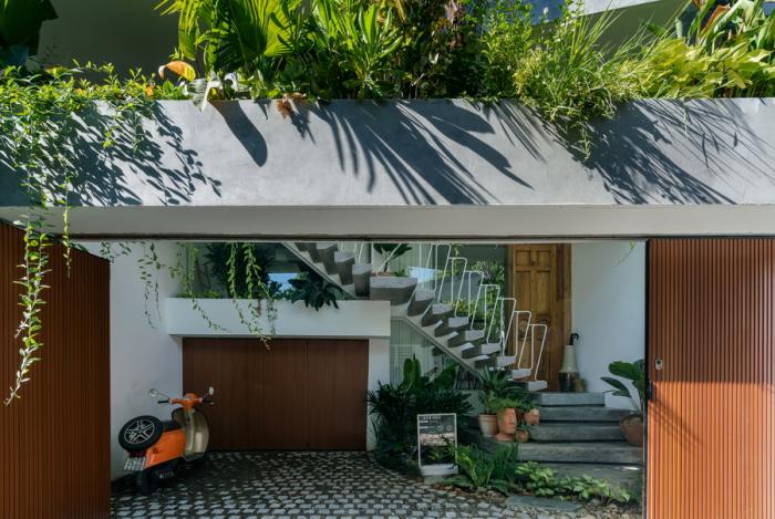 BIM建筑|与自然共居，越南百叶窗住宅 / Limdim House Studio