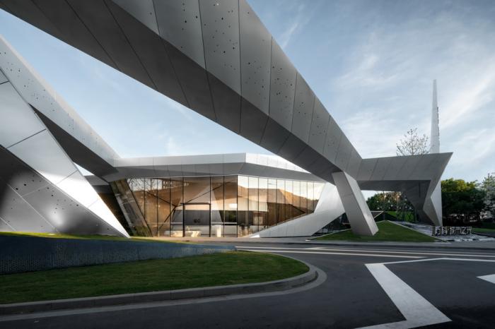 BIM建筑|武汉万科城市之光展示中心 / 上海天华建筑设计