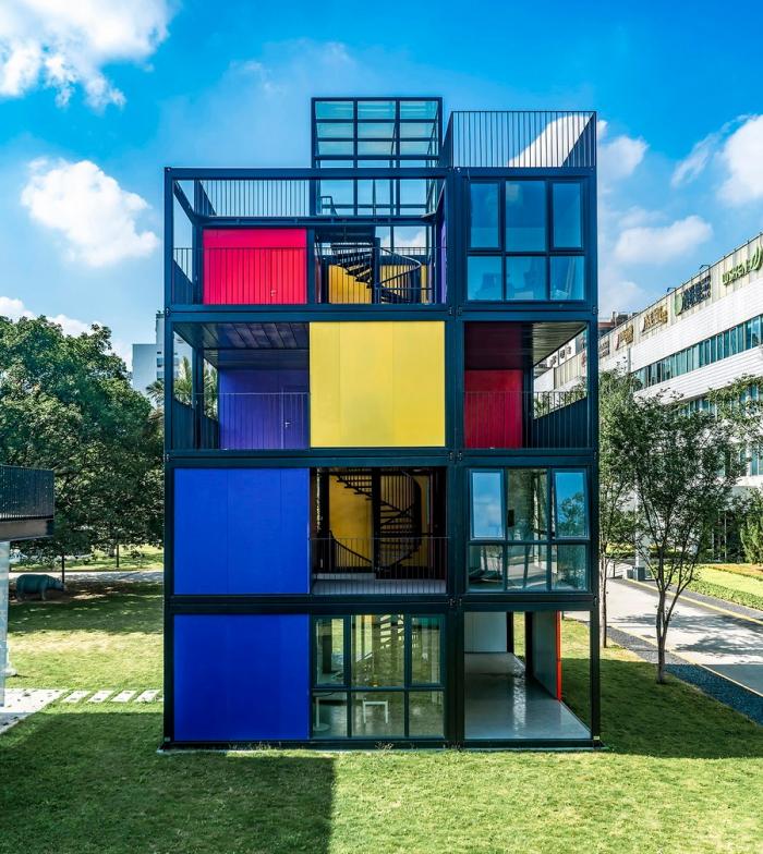 BIM建筑|积木公寓 / 何川建筑工作室，深圳大学